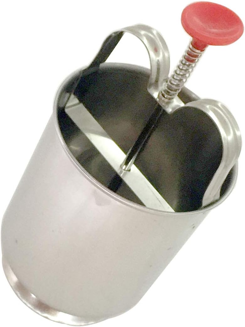 SANGOZ Stainless Steel Medu Wada Maker Medu Vada Dispenser Doughnut Maker Donut And Meduvada Maker for Perfectly Shaped And Crispy Wada Maker Size 3.5 X 3.5 X 6.5 Inch - Image 4