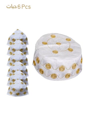 Gold Button Cap 6 Pieces - pzsku/ZECE64F2FF673720368ADZ/45/_/1740429776/829f0119-d0f9-428f-b37b-293c96daf6d5