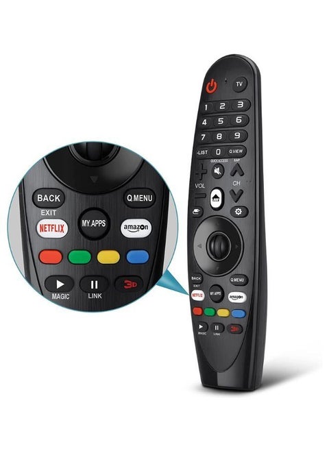 Universal Remote Control for LG Smart TV Magic Remote Replacement, with Buttons for Netflix Prime Video with voice and mouse Function