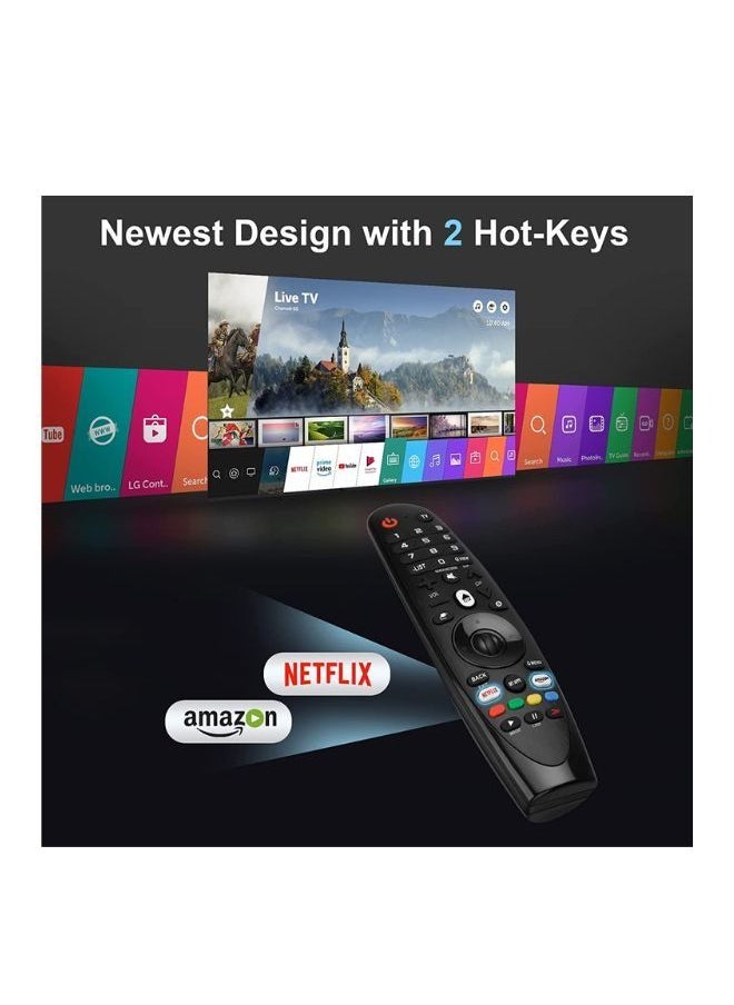 HuHa - Universal Remote Control for LG Smart TV Magic Remote Replacement, with Buttons for Netflix Prime Video with voice and mouse Function - Image 1