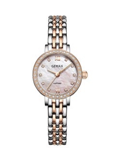 GEMAX 8262-CPR-DW, Quartz Watches for women metal Strap  - Image 1