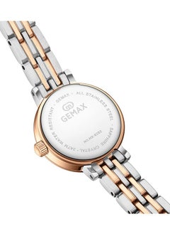 GEMAX 8262-CPR-DW, Quartz Watches for women metal Strap  - Image 4