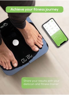 QUTEK STEPS-Black Body Composition Scale 13 Health Index (upgraded with 14 Health Index)  - Image 5