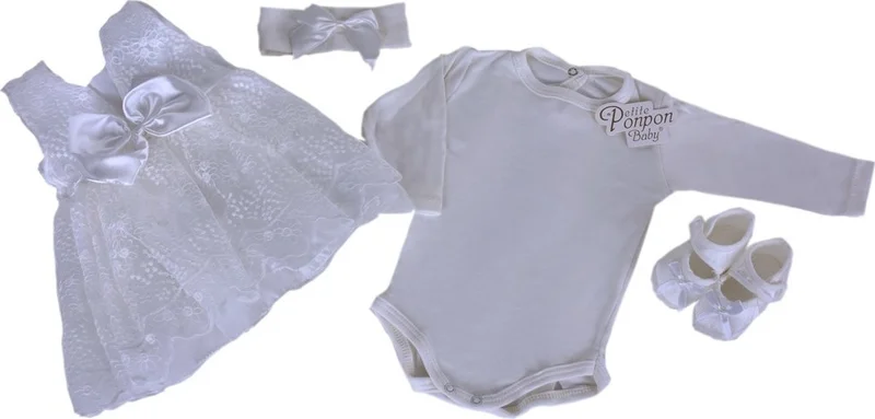 Çantaland Cheerleader Dress Set Newborn - Hospital Discharge and Mawlud Suit (0-6 Months)