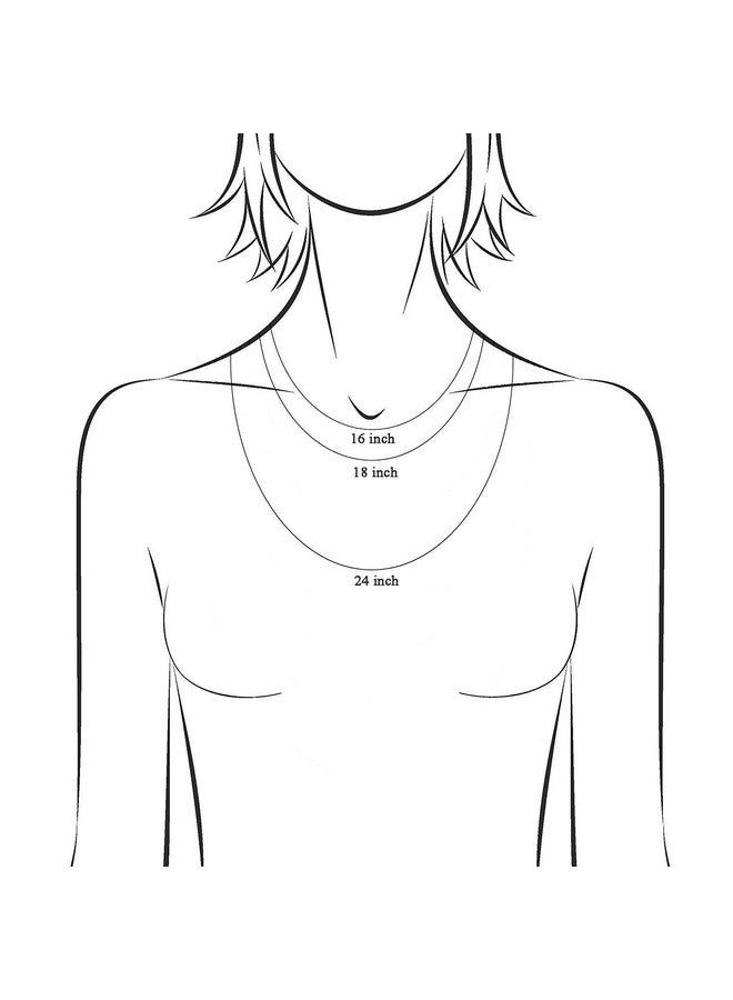 Clara Anti-Tarnish 92.5 Sterling Silver Designer Chain Necklace in 16 18 24 inches For Women & Girls - Image 5