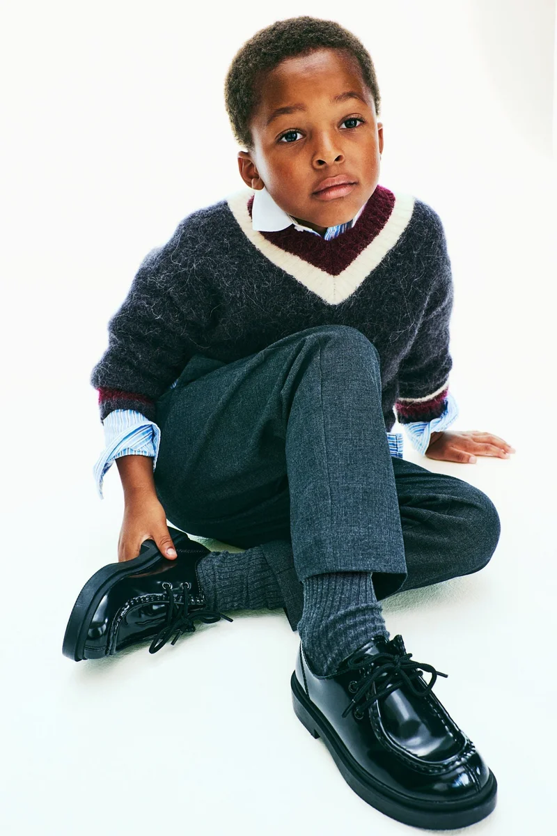 اتش اند ام كنزة صوف مخلوط