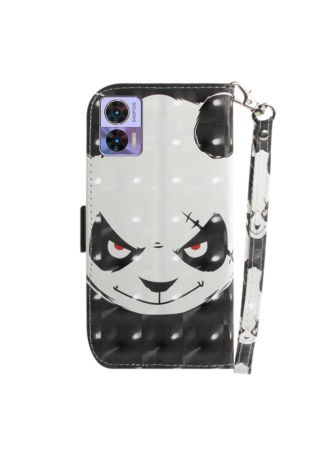 اس-توب جراب لهاتف موتورولا إيدج 30 نيو/إيدج 30 لايت، جراب جلدي ثلاثي الأبعاد ملون قابل للطي أفقيًا - Image 3