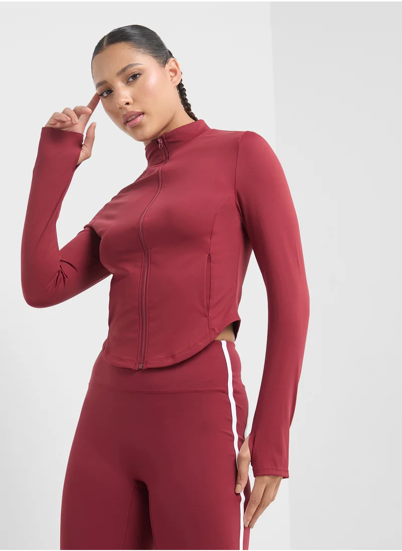 فورورد Zip Up Sculpting Jacket
