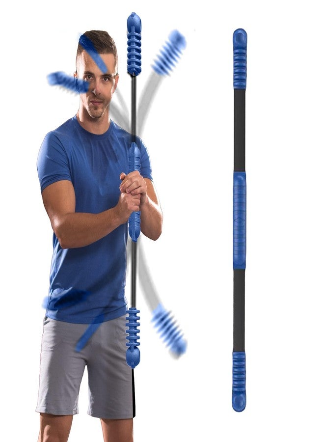 OSCILLATING SLIM Fitness Bar for Workout, Elastic Exercise Bar, Vibration Weight Stick, Body Physical Therapy,Core Strength Training,Power Twister For Arm,Abdominal Muscles Exercises In Home Gym. - Image 1