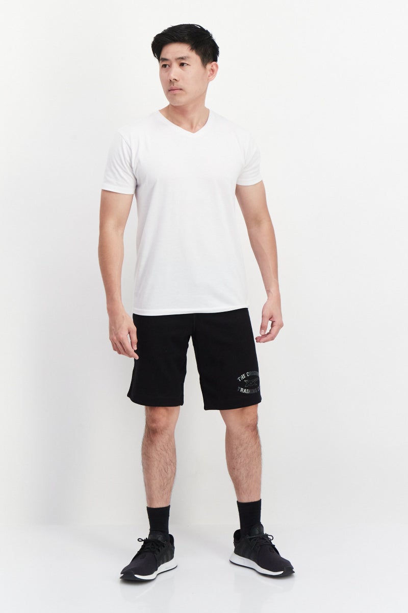 asics Men Sportswear Fit Training Shorts, Black - Image 2