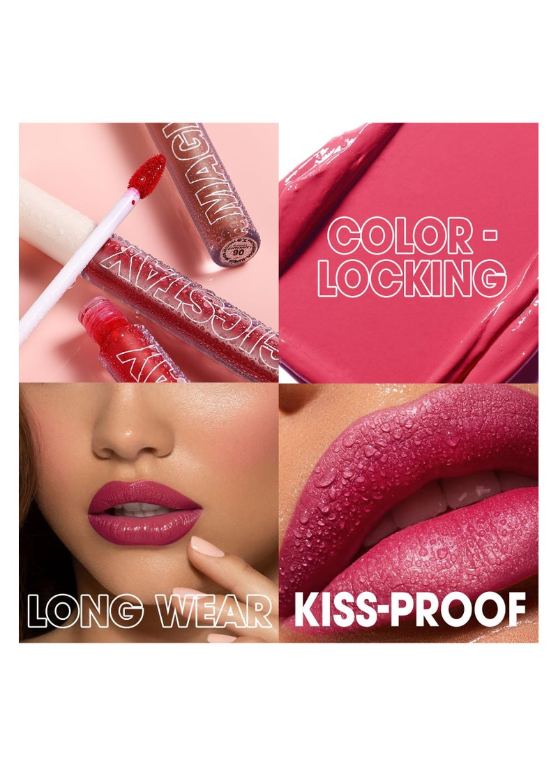 LANGMANNI - 12-Color Waterproof Lip Gloss, Non-Sticky, Cup-Proof, and Personalized Shades for Vibrant Looks(#07) - Image 1