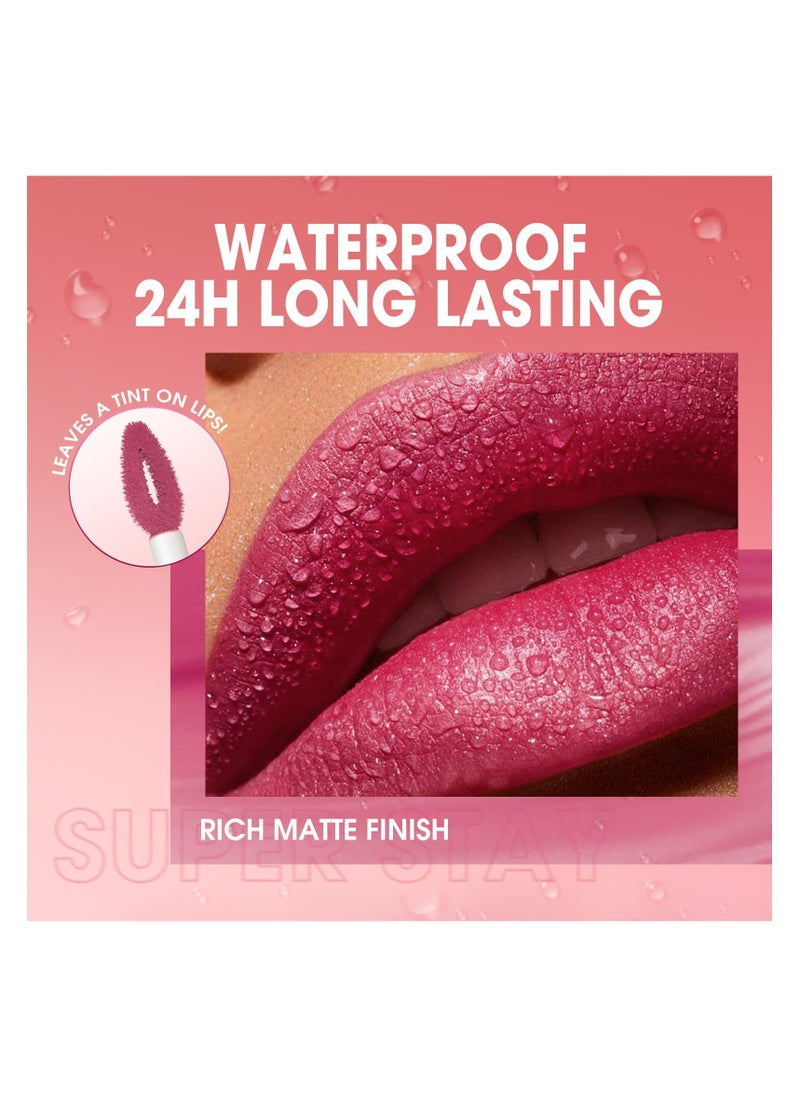 LANGMANNI - 12-Color Waterproof Lip Gloss, Non-Sticky, Cup-Proof, and Personalized Shades for Vibrant Looks(#07) - Image 1