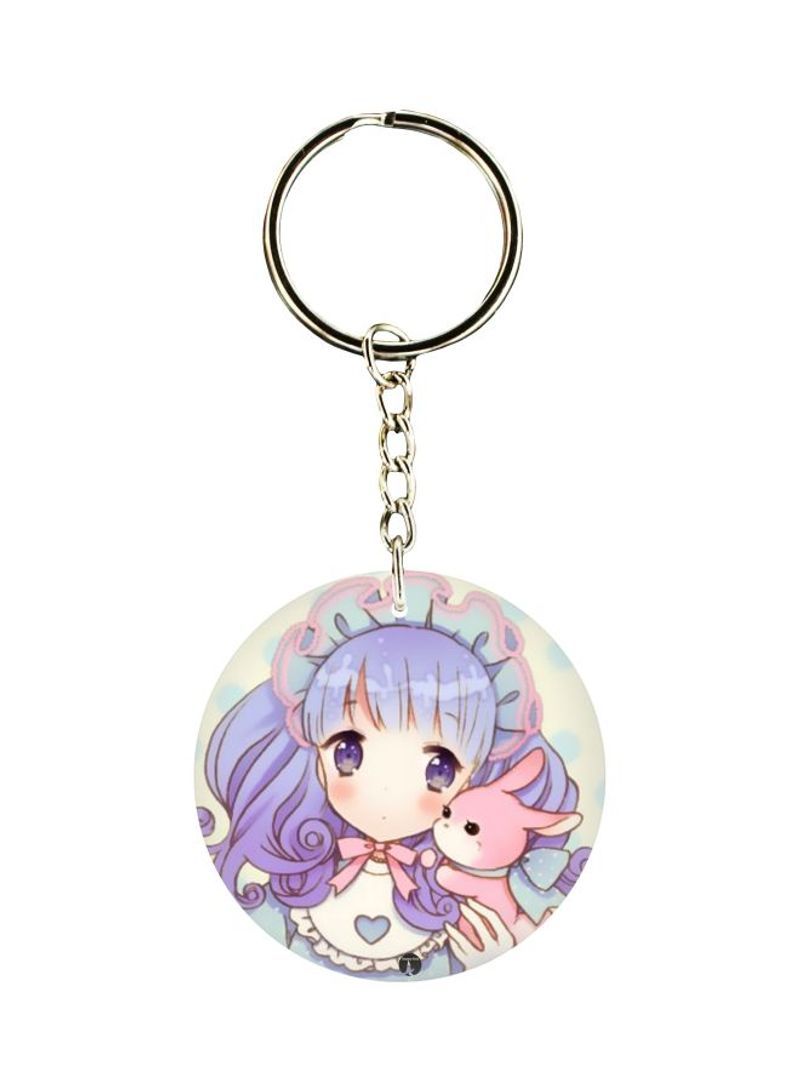 RKN Printed Double Sided Keychain