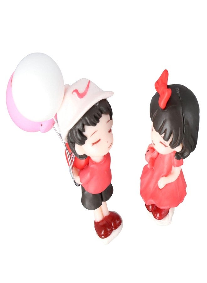 Pokinge 1Set Cartoon Couples Model Ornament Creative Car Interior Dashboard Romantic Decoration Resin Anime Couples Figurine Home Decor - Image 5