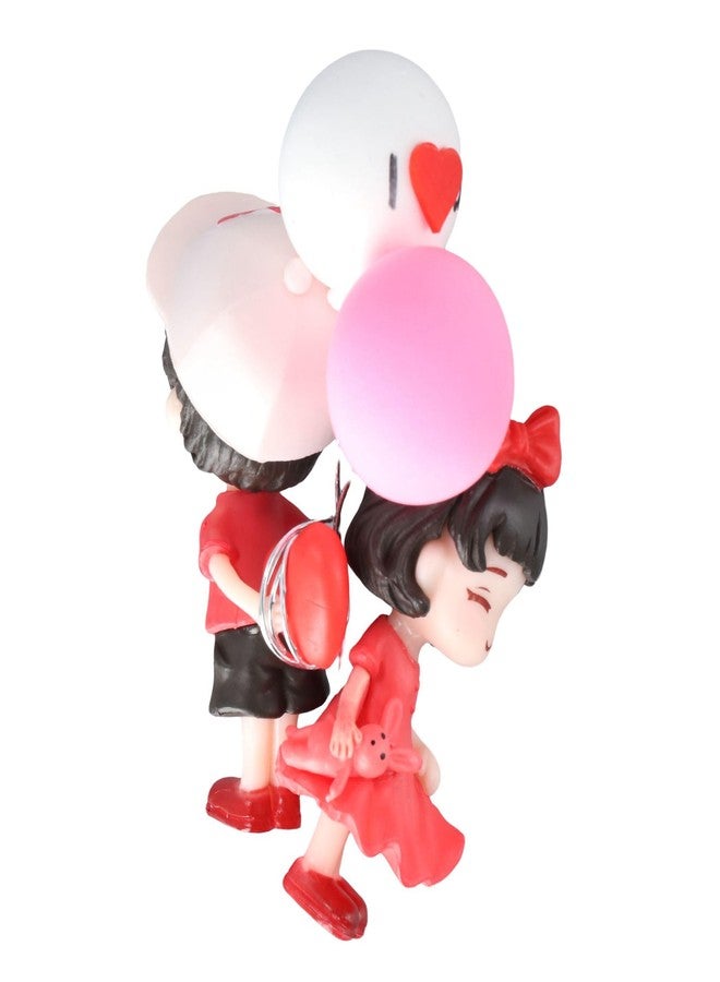 Pokinge 1Set Cartoon Couples Model Ornament Creative Car Interior Dashboard Romantic Decoration Resin Anime Couples Figurine Home Decor - Image 4