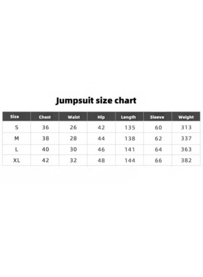 RedMapleTEK European And American Half-Zip Tight Solid Color High Elastic Long Yoga Suit Fitness Running Sports Jumpsuit - Image 4