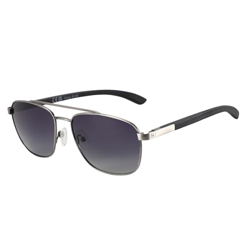 ZENOTTIC Aviator Wood Polarized Sunglasses for Men 100% UV Protection Fishing Driving Golf - Image 1