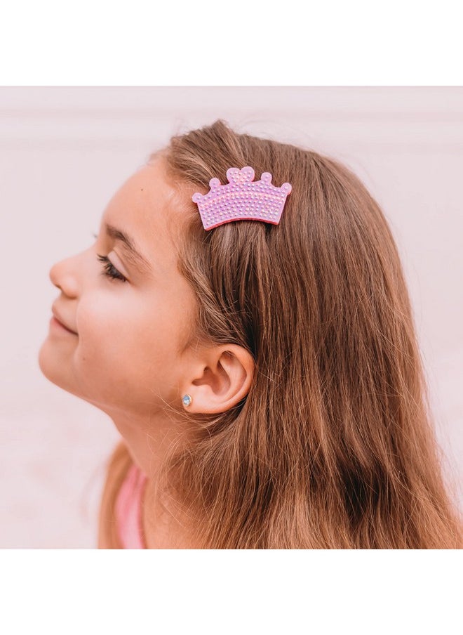 FROG SAC Charm Headbands For Girls - Kids Hair Bands With Interchangeable Clips, Thin Head Band Accessories For Children (Crown/Daisy/Star, Kids)  - Image 3