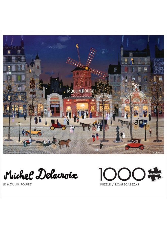 Buffalo Games ميشيل ديلكروا لو مولان روج 1000 قطعة لغز - Image 3