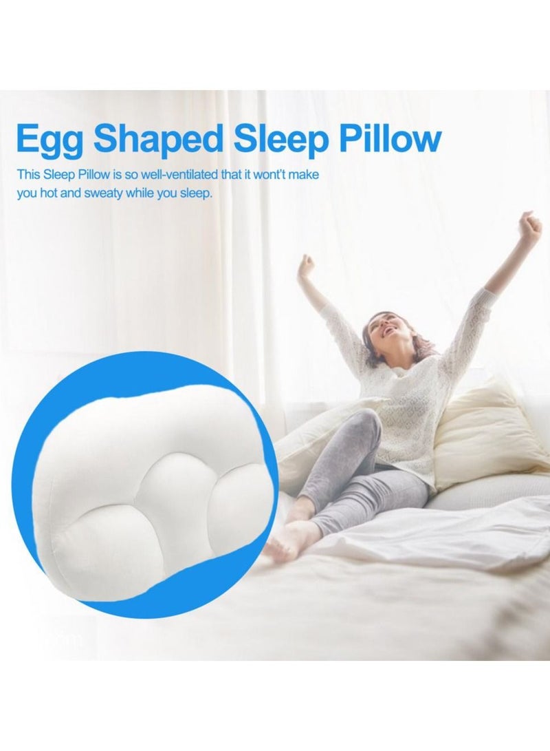 Memory Foam Pillow Sleeping Egg Shaped Pillows All-round Sleep Pillow Soft Comfortable Bed Pillows for Night  - Image 4