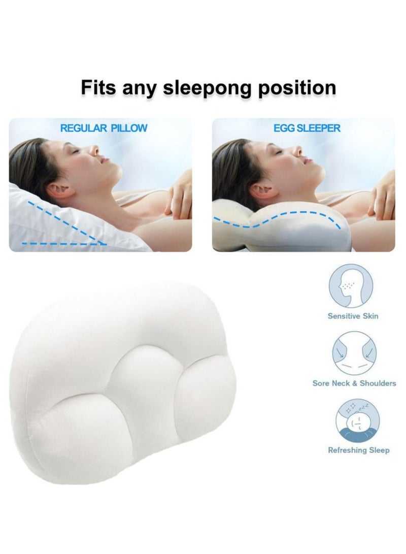 Memory Foam Pillow Sleeping Egg Shaped Pillows All-round Sleep Pillow Soft Comfortable Bed Pillows for Night  - Image 3