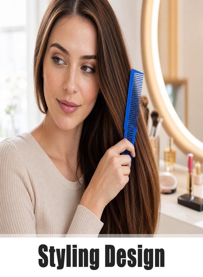 Mowouhn 30Pcs Plastic Barber Comb Professional,Colorful Hair Styling Combs for Men Women, Fine Tooth Pack of Hair Cutting Comb,Professional Barber Combs Set,All Purpose Clipper Combs for Men(Colorful) - Image 5