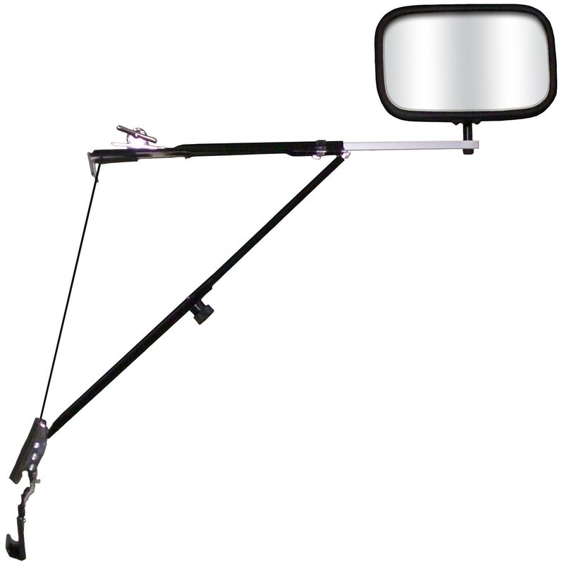 CIPA 11650 Door Mount Towing Mirror , Black - Image 3