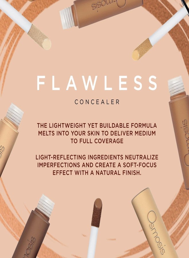 Osmosis Flawless Concealer, Lightweight, Medium To Full Coverage, Natural Matte Finish, Conceals, Corrects, Covers, Hydrates, 10 Shades, Truffle 0.47 Fl Oz - Image 2
