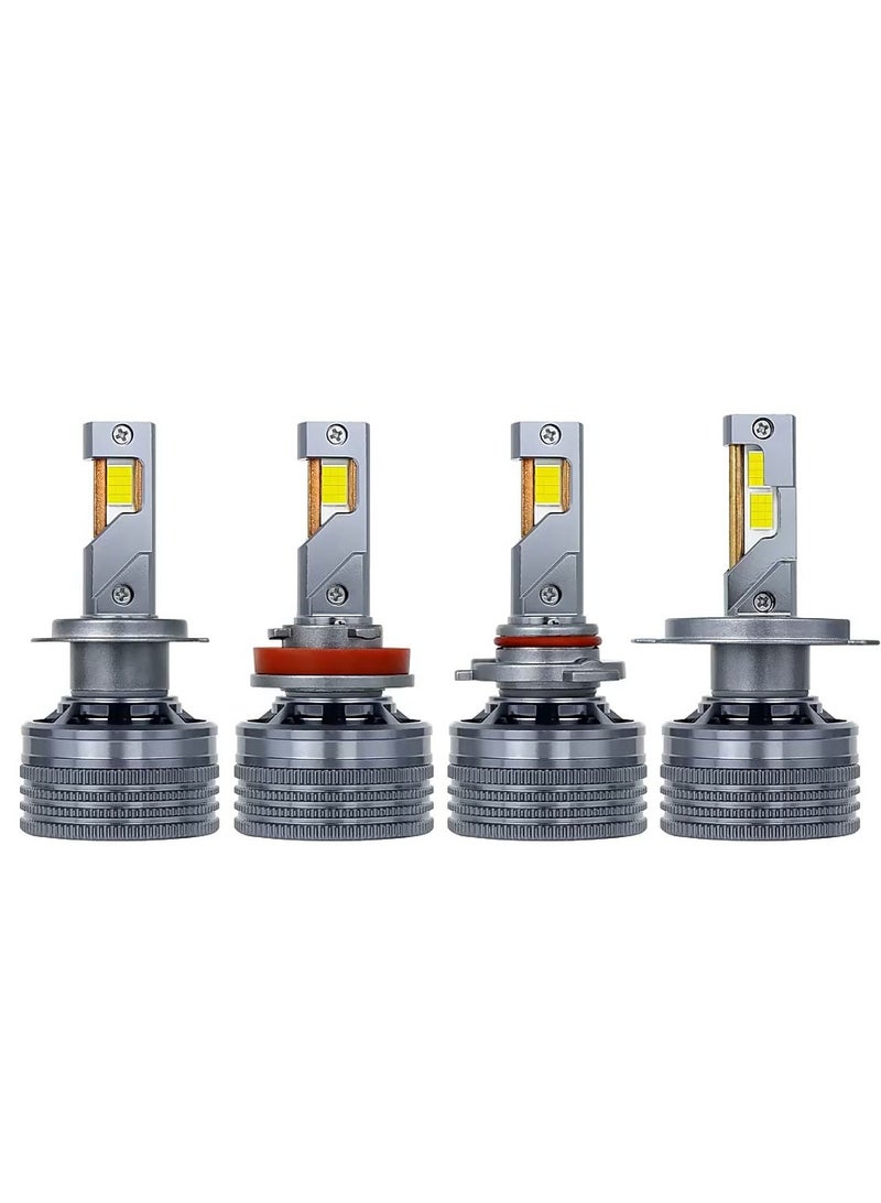 Ceser Smart Led 120W,4 Modes remote control (Flash,Eco,Comfort,Sport), 8500LM, IP68, Water & dust resistant,6000K, Aluminum alloy, Heat Sink, Colling fan, Combatible with most car, Plug & play (H 7) - Image 2