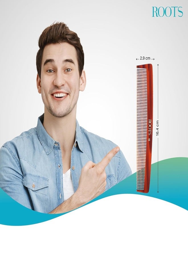 ROOTS Hair Comb 9B Cellulose acetate material - Image 5