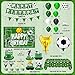 jenlion Soccer Birthday Party Decorations 120Pcs Kit with Tablecloth Backdrop Banner Cake Topper Balloons Centerpieces More for Boy - Image 4