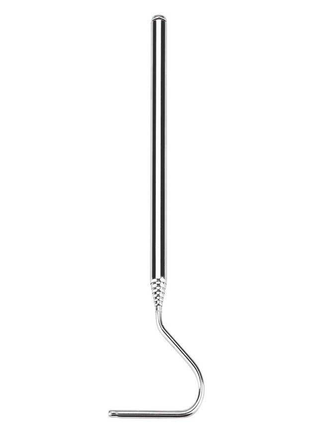 Asixxsix Reptile Catcher, Stainless Steel Reptile Capture Hook, Tough and for Moving Small Snakes Pet Shop Reptile Collecting Wild Snakes - Image 1