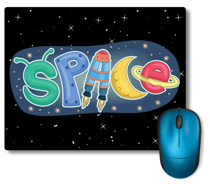 Webelkart Designer Mouse Pad/Rubber Base Mouse Pad for Laptop, PC/Anti Slippery Mouse Pads for Computer, PC, Wireless Mouses - Image 1
