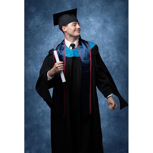UrcTepics 8x10ft Dark Blue Senior Portrait Backdrop Professional Abstract Textured Photography Backdrop for Studio and Headshot - Image 3