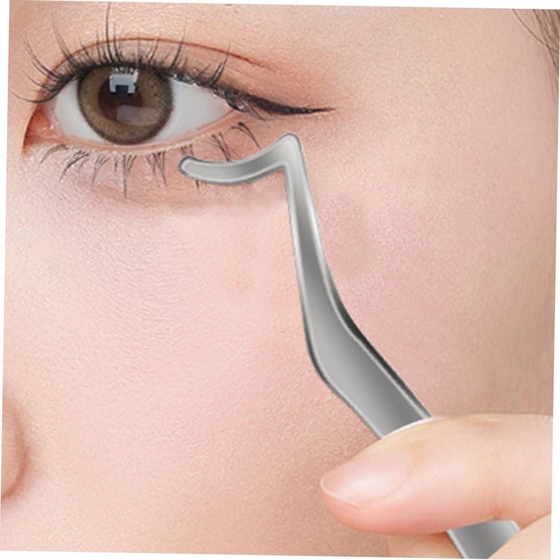 Professional Stainless Steel Lash Separator Tool Ergonomic Design Convenient Small Eyelash Applicator for Beginners for False Lash Extensions and Makeup Application - Image 4