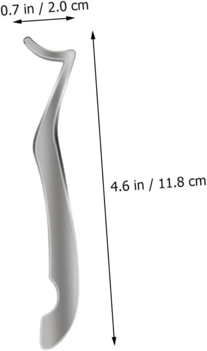 Professional Stainless Steel Lash Separator Tool Ergonomic Design Convenient Small Eyelash Applicator for Beginners for False Lash Extensions and Makeup Application - Image 2