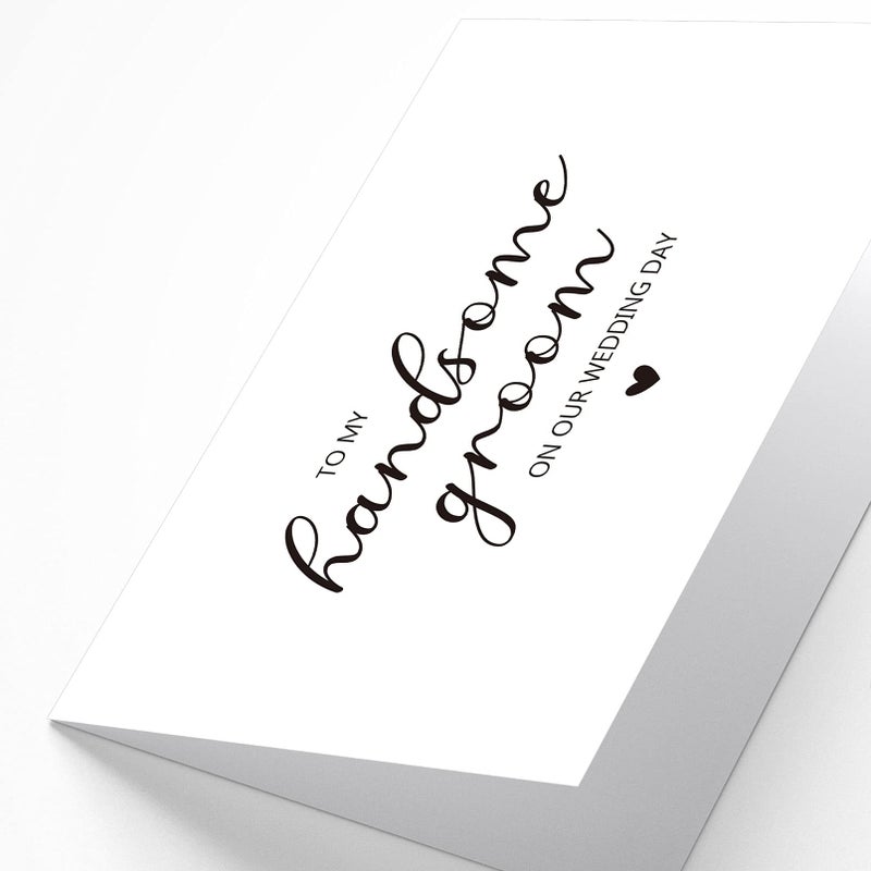 Goroar To My Husband on Our Wedding Day Card, To My Groom Card, Wedding Card to Husband - Image 3