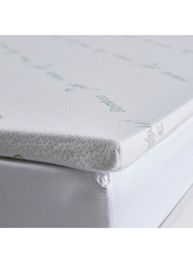 Home Box Comfort Bamboo Memory Foam Mattress Topper  - Image 3