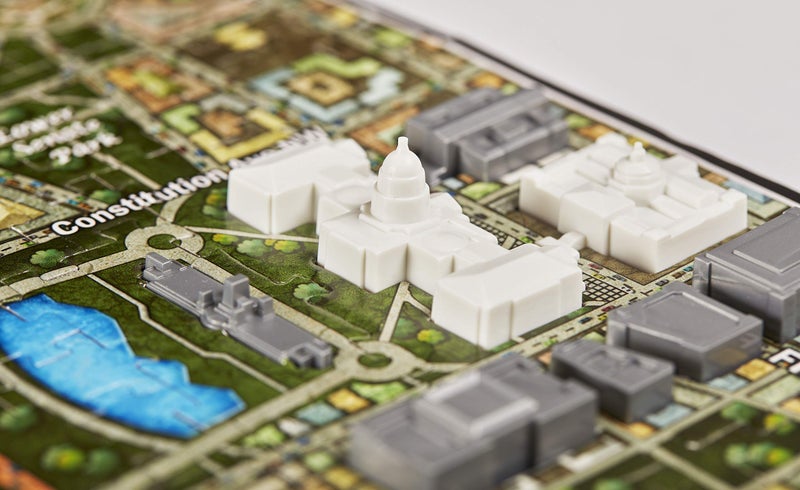 4D Cityscape لعبة الألغاز الزمنية 4D لخط أفق واشنطن العاصمة - Image 5