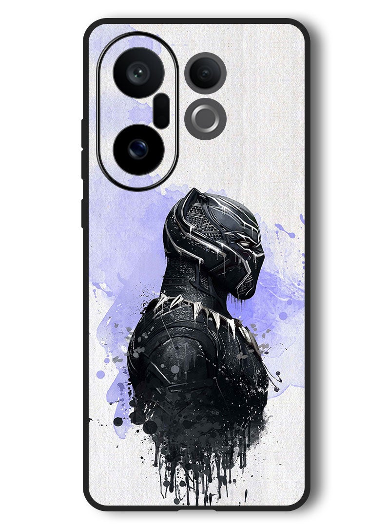 Theodor Case Compatible with Vivo X200 FE 6.31 Inch Protection Shockproof Bumper Cover Black Panther - Image 1