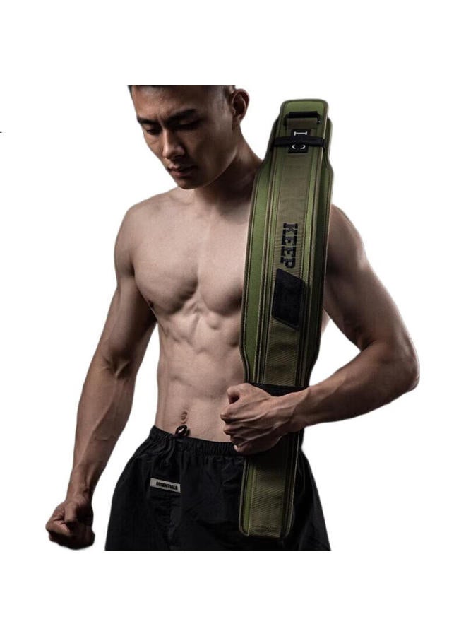Lac Fitness Waist Support Belt For Men, Professional Sports Training Waist Brace, Deep Squat, Deadlift, Strength Training, Weighted Protective Gear, Size M - Image 1