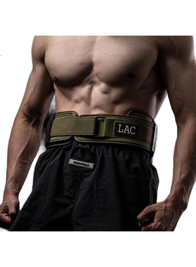 Lac Fitness Waist Support Belt For Men, Professional Sports Training Waist Brace, Deep Squat, Deadlift, Strength Training, Weighted Protective Gear, Size M - Image 2