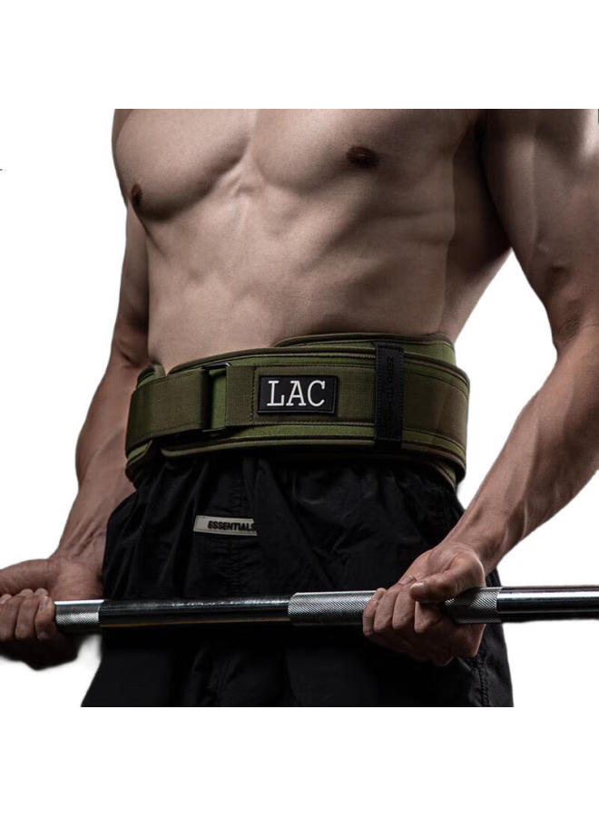Lac Fitness Waist Support Belt For Men, Professional Sports Training Waist Brace, Deep Squat, Deadlift, Strength Training, Weighted Protective Gear, Size M - Image 3