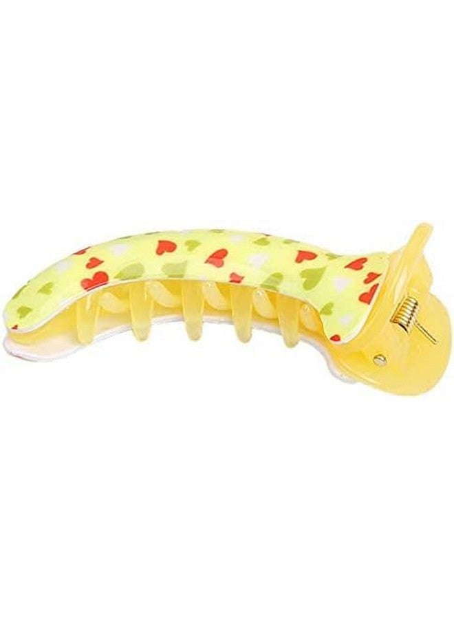 Plenteous مشبك شعر موز وفير بحجم كبير من المطاط والأكريليك وحجر مشبك شعر متعدد الألوان، إكسسوارات شعر أنيقة للنساء والفتيات، قبضة قوية، مشبك شعر مستورد (6 قطع، متعدد الألوان) - Image 3