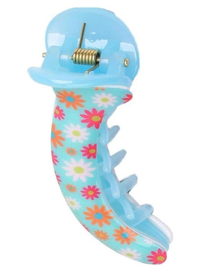 Plenteous مشبك شعر موز وفير بحجم كبير من المطاط والأكريليك وحجر مشبك شعر متعدد الألوان، إكسسوارات شعر أنيقة للنساء والفتيات، قبضة قوية، مشبك شعر مستورد (6 قطع، متعدد الألوان) - Image 2