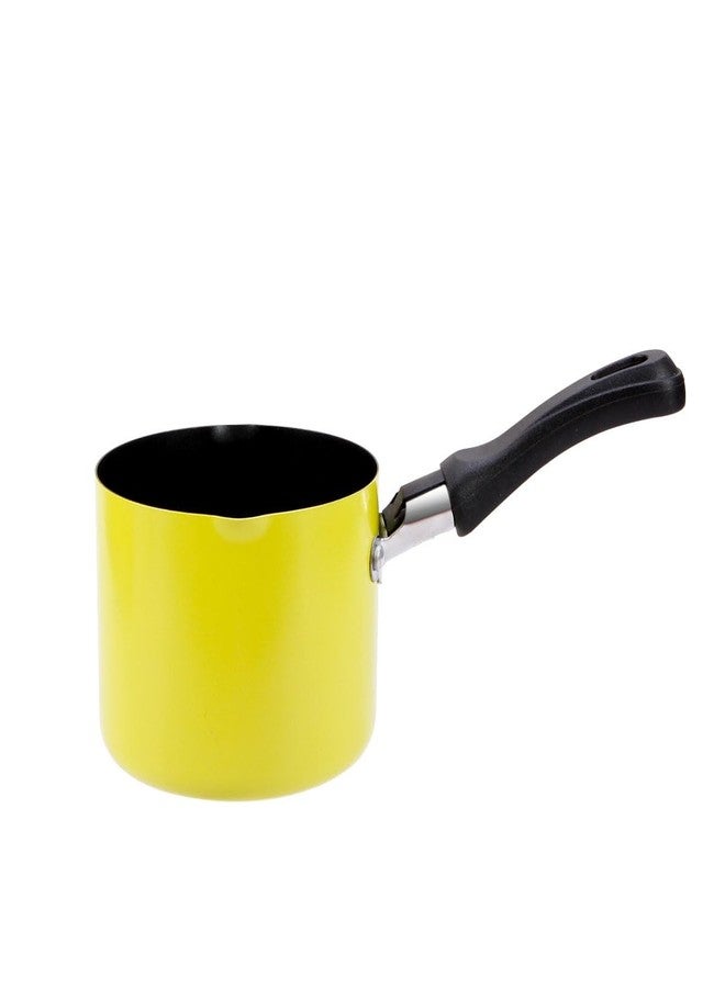 CHEFMADE Mini Milk Coffee Warmer, Non-stick 550ML Milk Chocolate Coffee Butter Warmer Pot With Double Diversion Port（Green） - Image 1