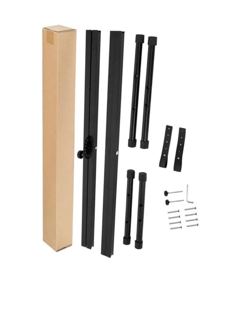 Megarya - Double X Keyboard Stand And Bench Set - Double X, Infinitely Adjustable, Heavy Steel Construction And Pure Locking System Support Stand - Image 1