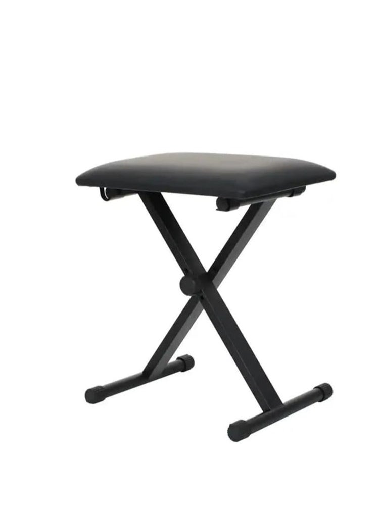 Megarya - Double X Keyboard Stand And Bench Set - Double X, Infinitely Adjustable, Heavy Steel Construction And Pure Locking System Support Stand - Image 1