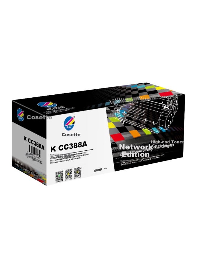 Kst K Cc388a Non-easy-to Toner Cartridge Compatible With Hp Printers M1136, Cc388a P1108 M126a M128fn P1007p1106 Black Network Versio - Image 4