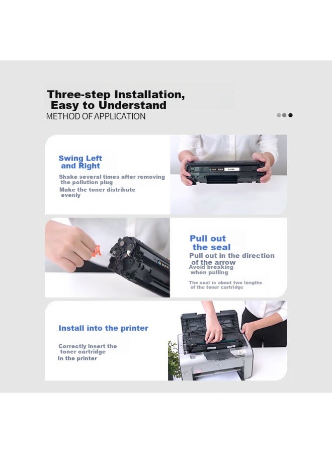 Kst K Cc388a Non-easy-to Toner Cartridge Compatible With Hp Printers M1136, Cc388a P1108 M126a M128fn P1007p1106 Black Network Versio - Image 5